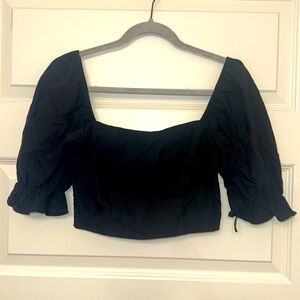 Square neck crop
